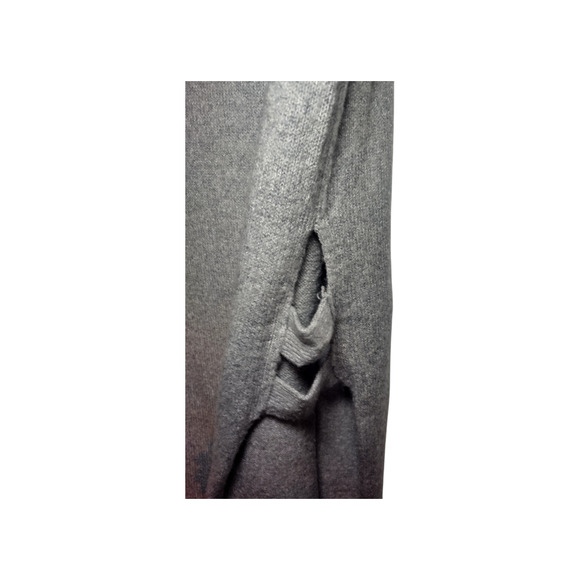 Fate Womens Sleeveless Turtleneck Cashmere Blend Sweater Dress Gray Large - Picture 3 of 16